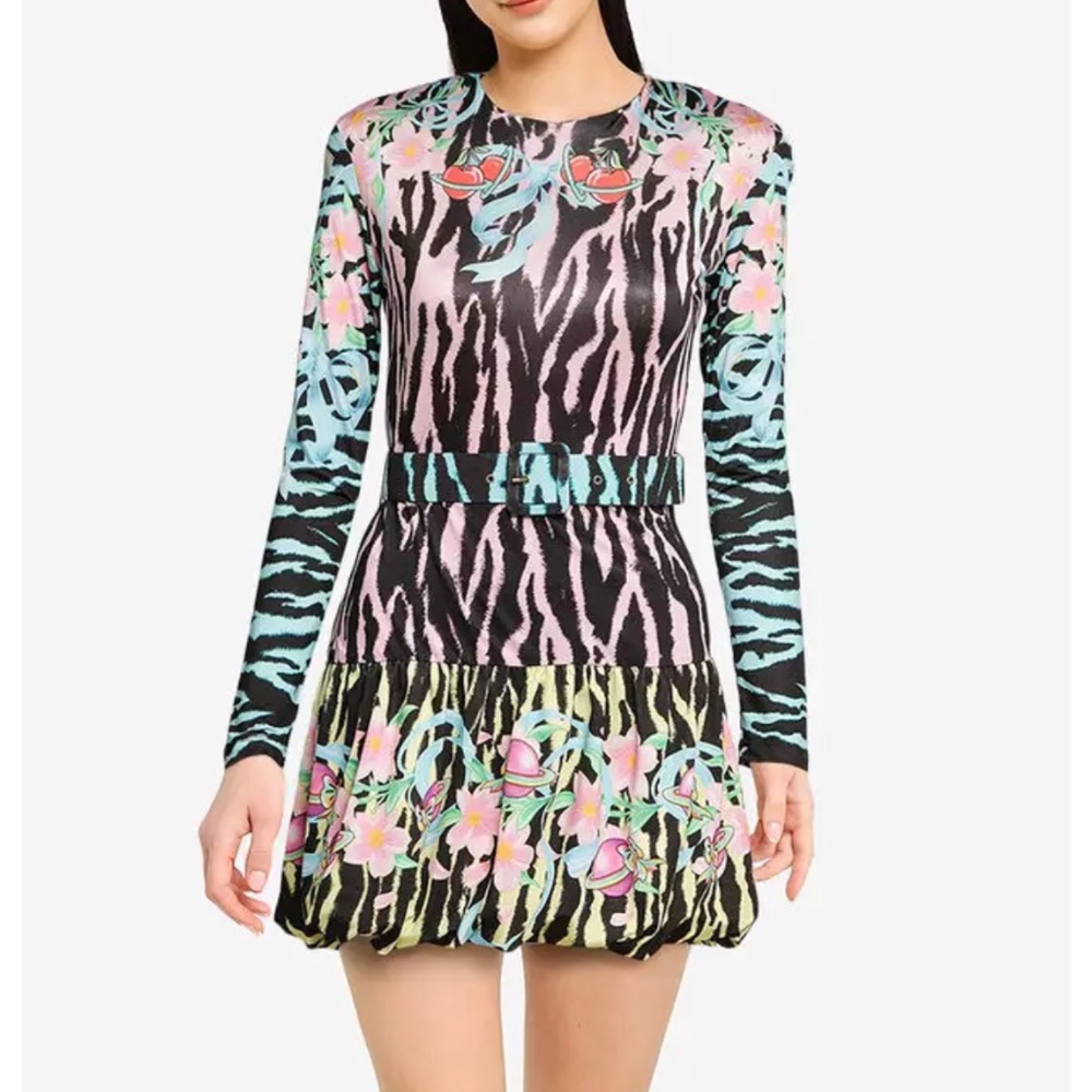 Desigual zebra short dress
